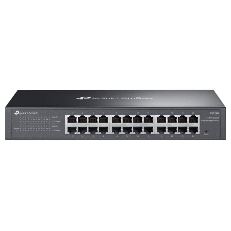 TP-LINK OMADA ES224G 24 PORT GIGABIT CLOUD YÖNETİLEBİLİR RACKMOUNT METAL KASA SWITCH