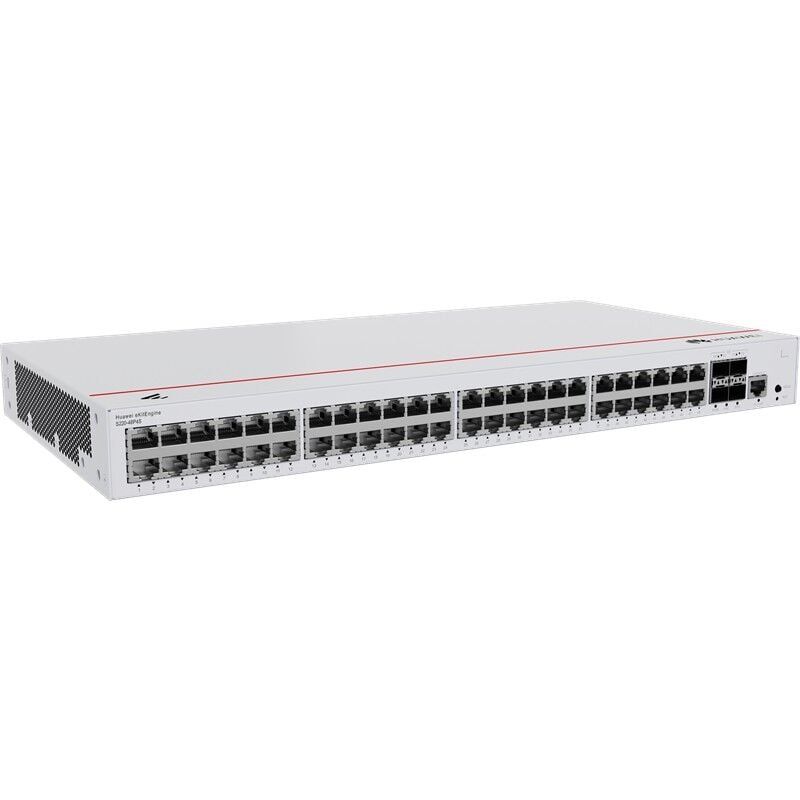 HUAWEI EKITENGINE S220-48P4S 48 PORT GIGABIT+4X1GB SFP CONSOLE PORT L2 YÖNETİLEBİLİR 380W POE RACKMOUNT SWITCH