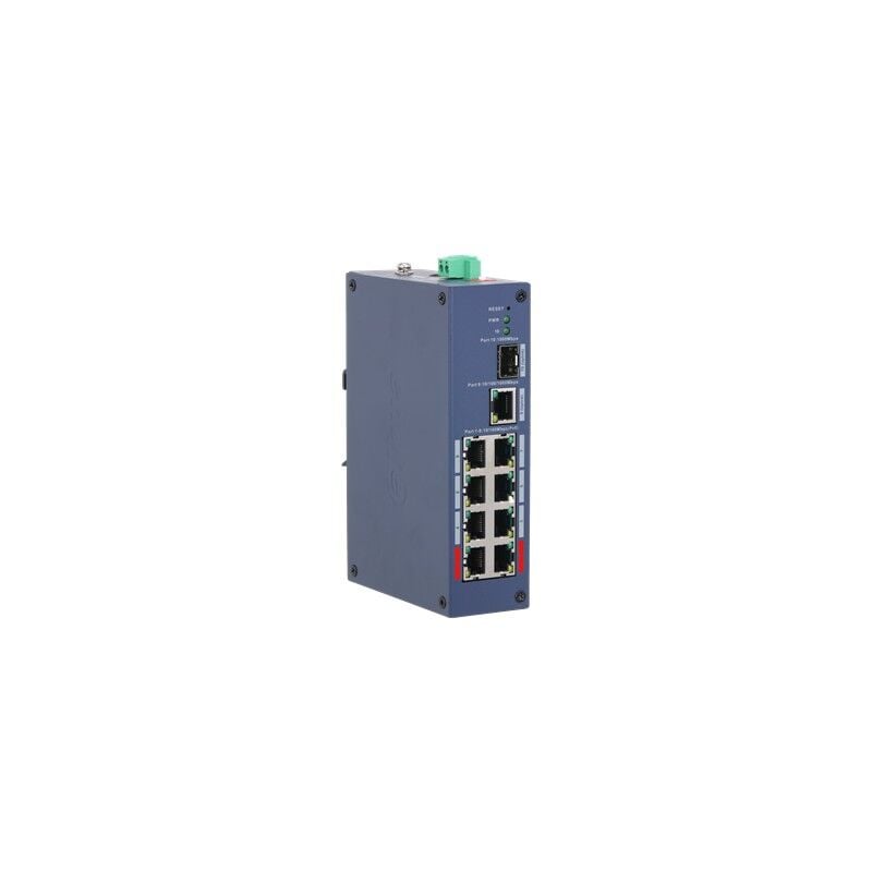 DAHUA CHS4110-8ET-110 8 PORT 10/100+1XGB RJ45/1XGB SFP UPLINK 110W POE CLOUD YÖNETİLEBİLİR ENDÜSTRİYEL SWITCH