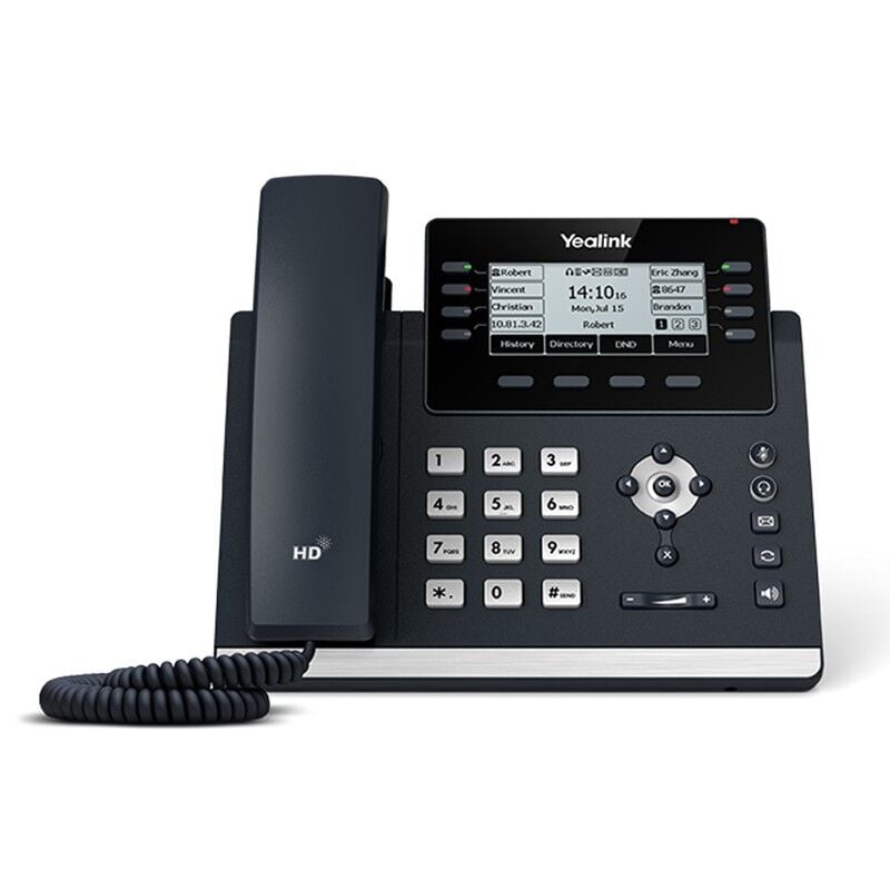 YEALINK SIP- T43U 3.7 INC EKRAN HD SES DUAL USB PORT GÜRÜLTÜ ENGELLEME POE DESTEKLİ MASAÜSTÜ TELEFON