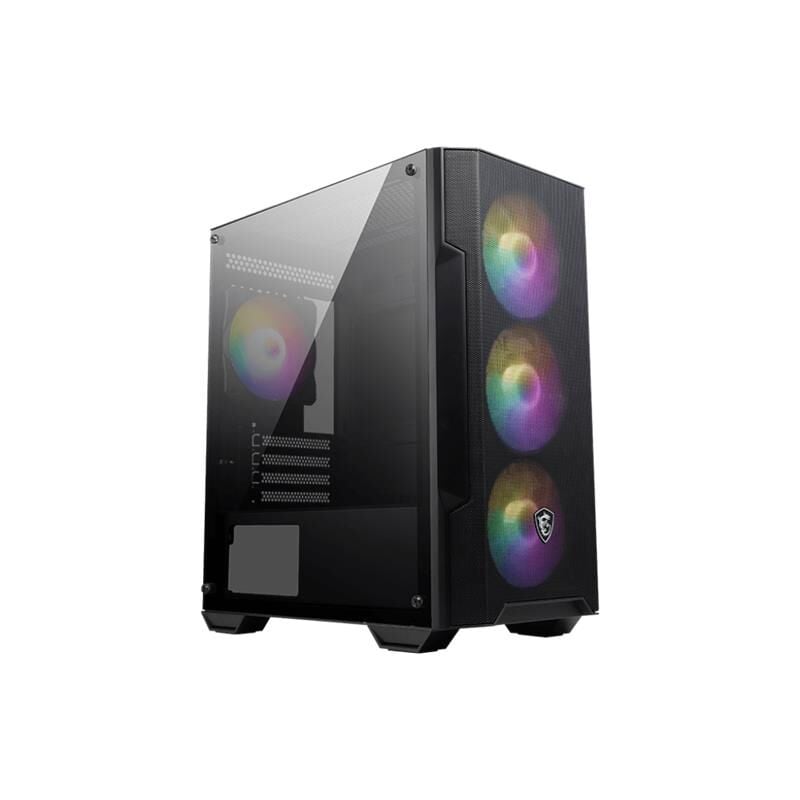 MSI MAG FORGE M100A AKRİLİK YAN PANEL 3X120MM 1X120MM ARGB FAN PSU YOK MATX GAMING KASA