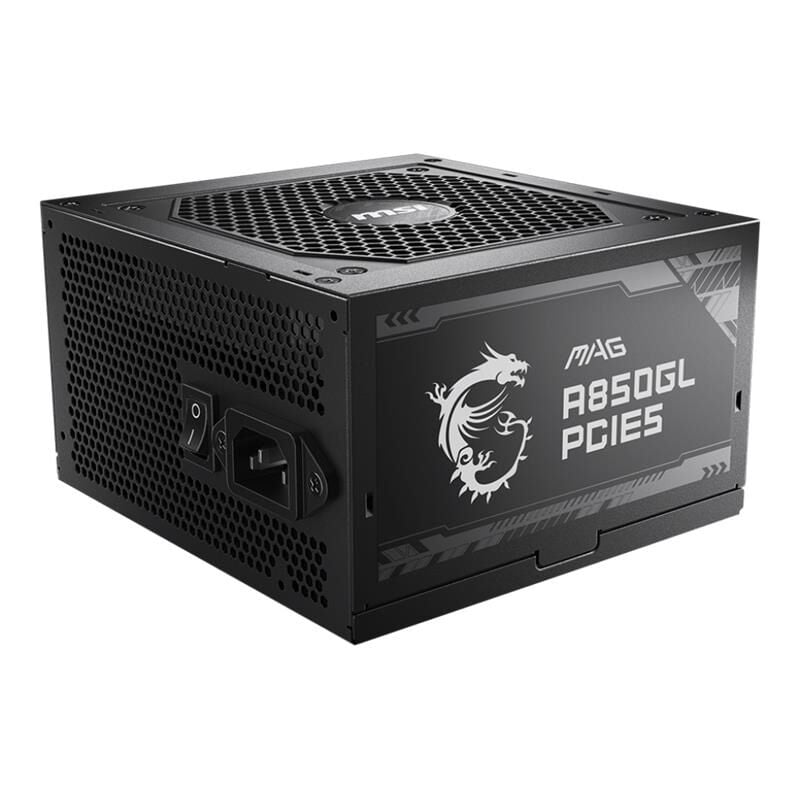 MSI MAG A850GL PCIE5 850W 80+ FULL MODULAR GOLD POWER SUPPLY