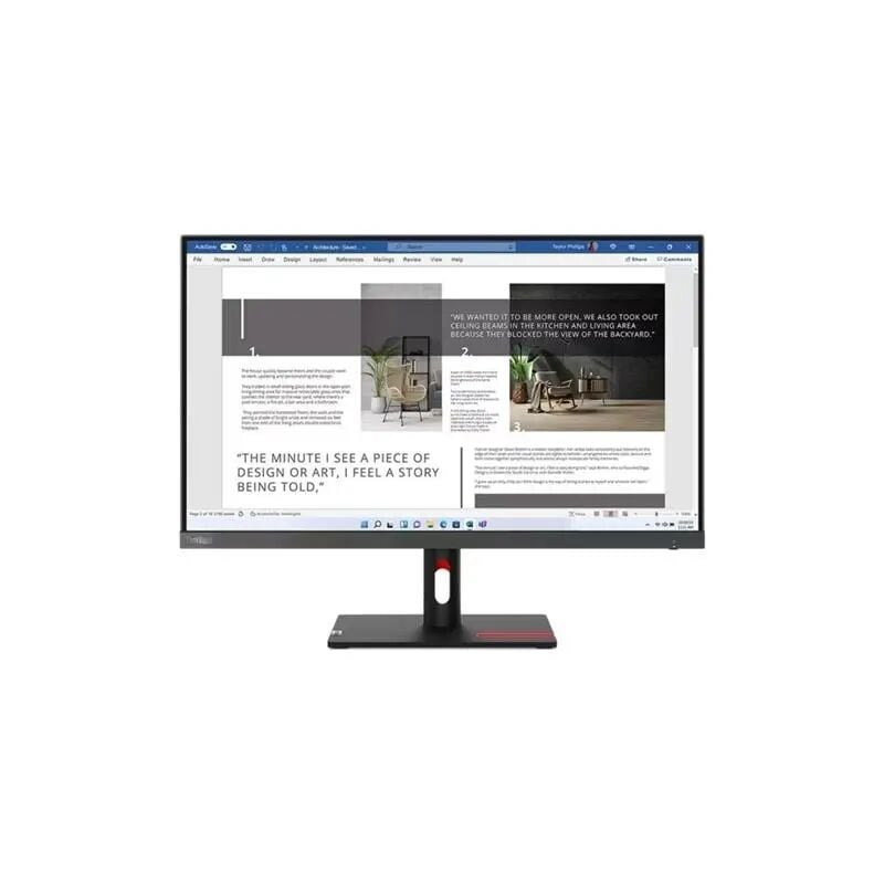 27 LENOVO S27I-30 THINKVISION 63DFKAT4TK FHD 4MS 100HZ HDMI+VGA WLED MONITOR (3 YIL GARANTİ)