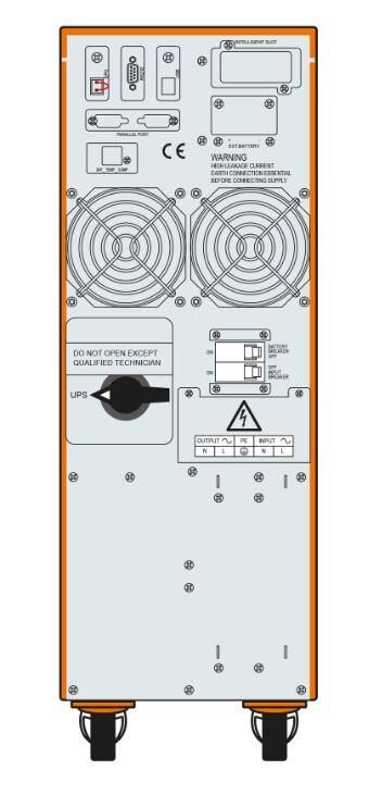 MAKELSAN POWERPACK SE 6KVA 1F/1F (16X9AH) PF;0,9 6/12DK ONLINE UPS