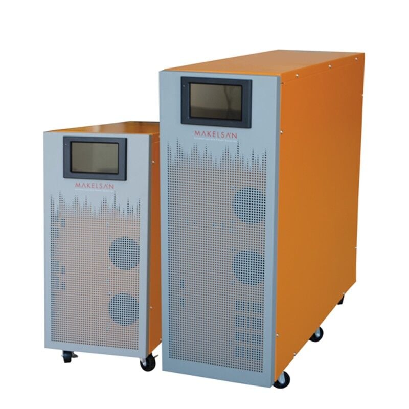 MAKELSAN POWERPACK HF SE 3300 10KVA 3F/3F (20X9AH) 5/10 DK PF;1 LCD ONLINE UPS (TRIFAZE)