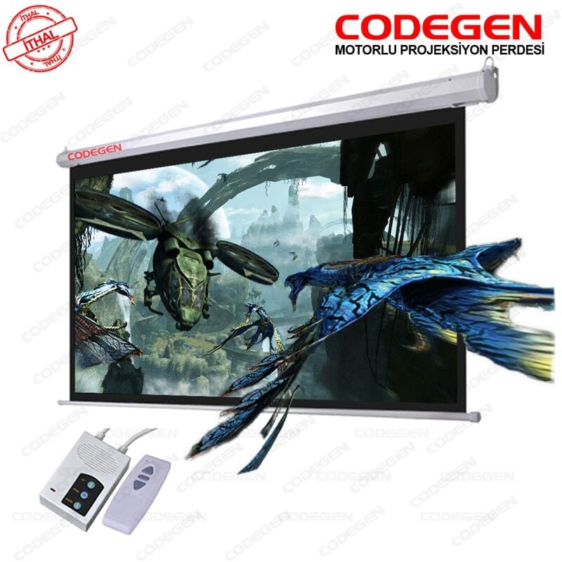 CODEGEN FEX-50 500X375 MOTORLU UZAKTAN KUMANDALI PERDE