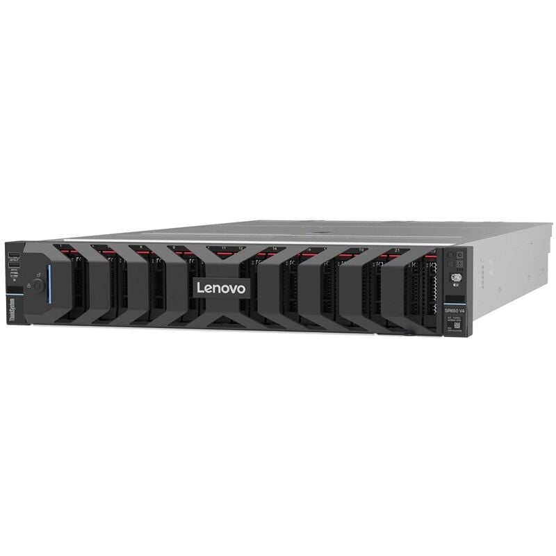 LENOVO THINKSYSTEM SR650 7DGDA00SEA V4 INTEL XEON GOLD 6526P 32GB 8X2.5'' 1X1300W 3 YIL YERİNDE GARANTİ