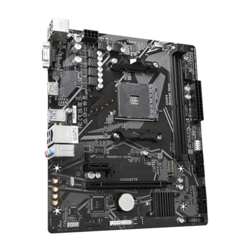 GIGABYTE A520M K V2 DDR4 5100MHZ 1XVGA 1XHDMI 1XM.2 USB 3.2 MATX AM4 (AMD AM4 5000/4000 /3000 SERİSİ İLE UYUMLU)