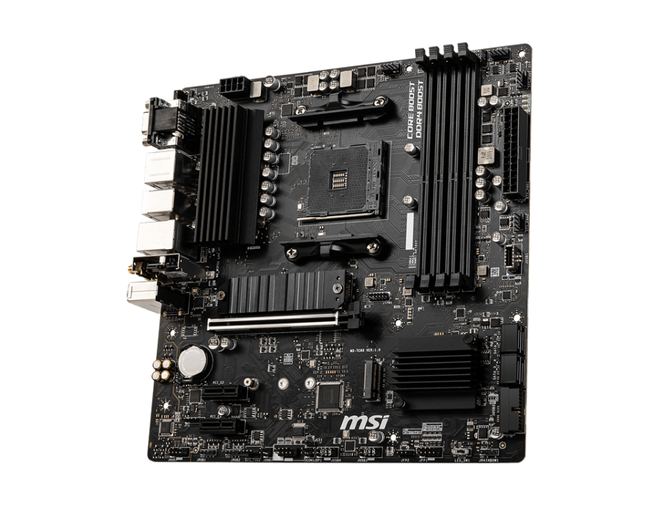 MSI B550M PRO-VDH WIFI DDR4 4400MHZ 1XVGA 1XHDMI 1XDP 2XM.2 USB 3.2 MATX AM4 (AMD 5000/4000G/3000 SERİLERİ İLE UYUMLU)