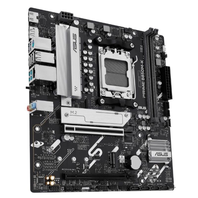 ASUS PRIME B850M-K DDR5 8400MHZ 1XHDMI 1XDP 2XM.2 USB2.0 MATX AM5(AMD AM5 9000/8000/7000 SERİLERİ İLE UYUMLU)