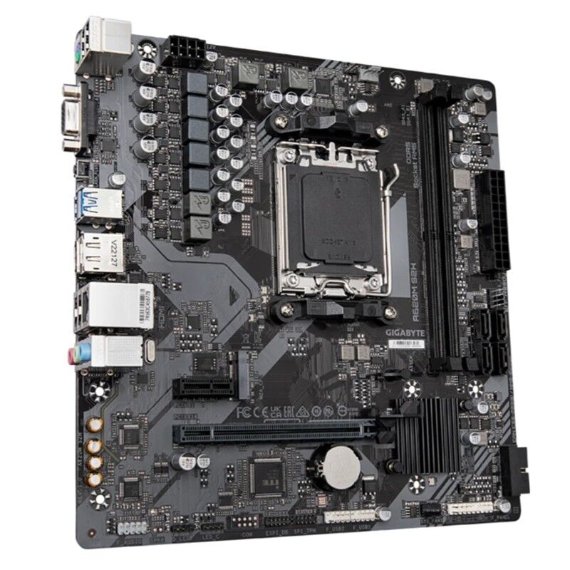 GIGABYTE A620M S2H DDR5 6400MHZ 1XVGA 1XHDMI 1XDP 1XM.2 USB 3.2 MATX AM5( AMD AM5 7000/8000/9000 SERİSİ İŞLEMCİ UYUMLU)