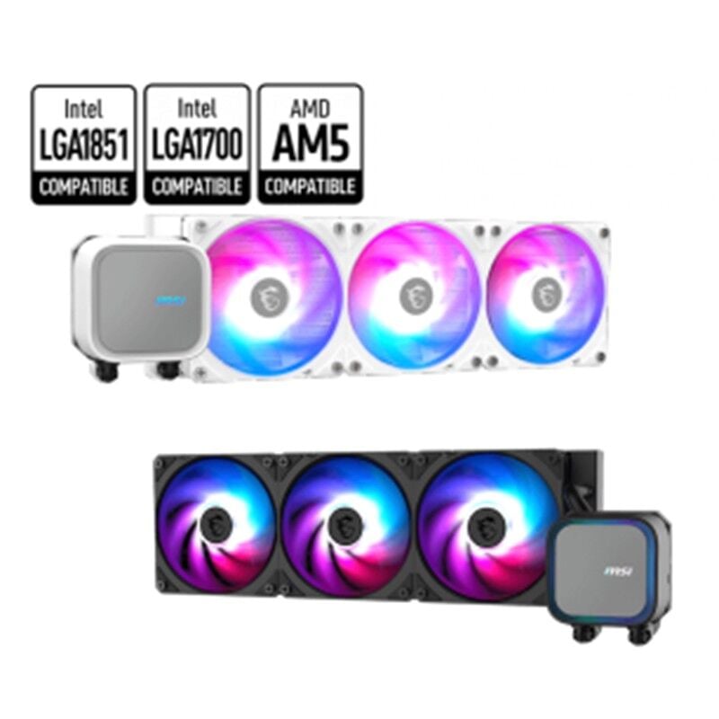 MSI MAG CORELIQUID A13 360 WHITE 360MM ARGB CPU SIVI SOĞUTUCU (LGA1700/1851/AM5/AM4 UYUMLU)