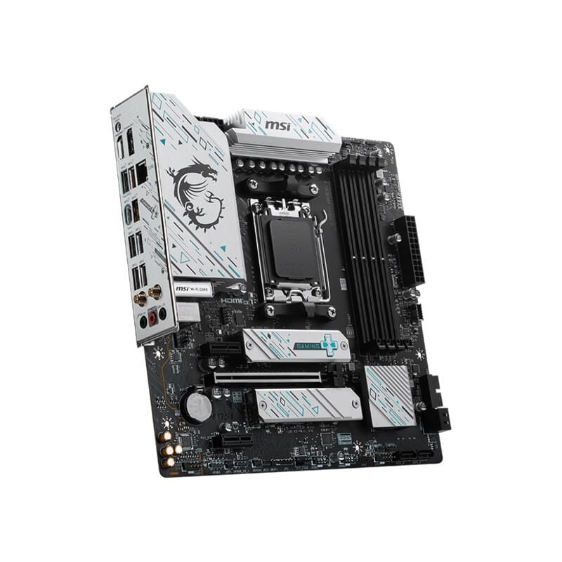 MSI B650M GAMING PLUS WIFI DDR5 6400MHZ 1XHDMI 1XDP 2XM.2 USB 3.2 MATX AM5 (AMD AM5 9000/8000/7000 SERİLERİ İLE UYUMLU)
