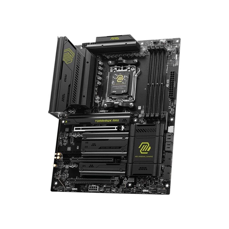 MSI MAG B850 TOMAHAWK WIFI DDR5 8200MHZ 1XHDMI 4XM.2 ATX AM5 (AMD AM5 9000/8000/7000 SERİLERİ İLE UYUMLU)