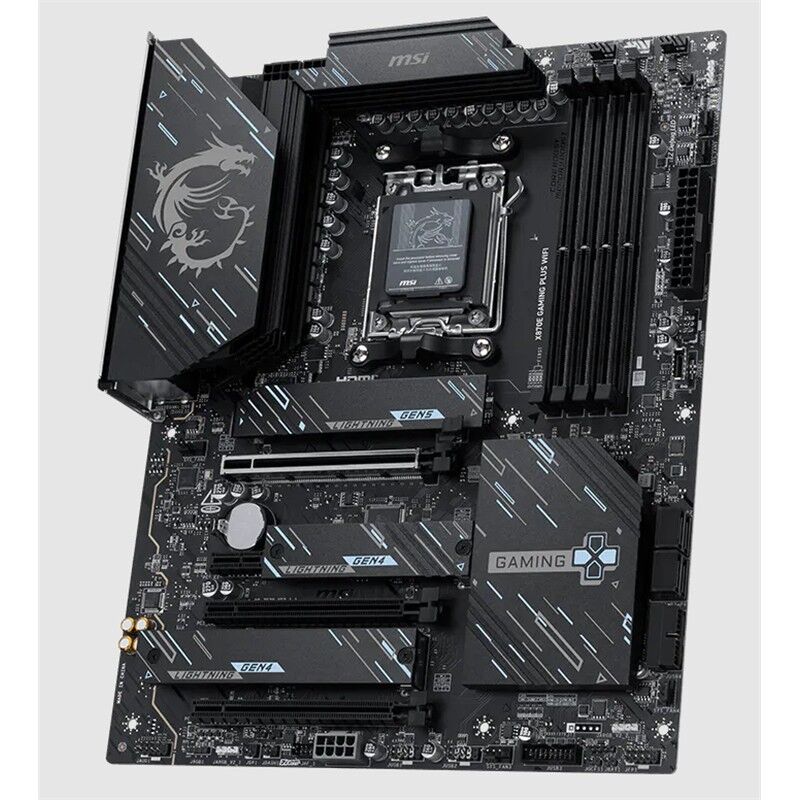 MSI X870E GAMING PLUS WIFI DDR5 8200MT/S 1XHDMI 3XM.2 USB ATX AM5 (AMD AM5 9000/8000/7000 SERİLERİ İLE UYUMLU)