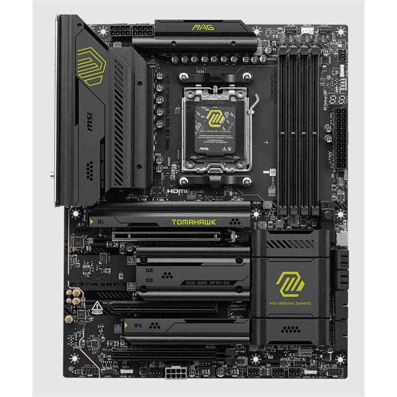 MSI MAG X870E TOMAHAWK WIFI DDR5 8400MT/S 1XHDMI 4XM.2 USB ATX AM5(AMD AM5 9000/8000/7000 SERİLERİ İLE UYUMLU)