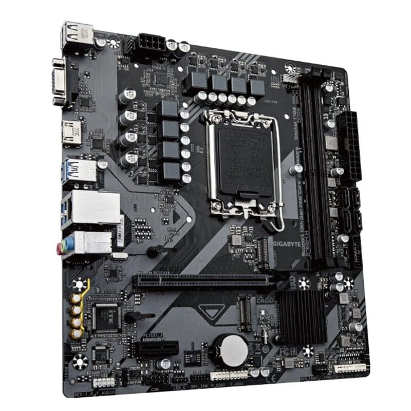 GIGABYTE B760M H DDR5 8000MHZ 1XVGA 1XHDMI 1XM.2 USB 3.2 MATX 1700P (12. / 13. VE 14. NESİL İŞLEMCİ UYUMLU)