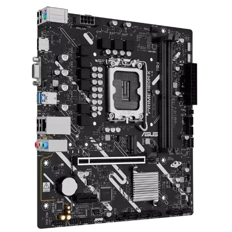 ASUS PRIME H810M-K DDR5 6400MT/S 1XVGA 1XHDMI 1XM.2 1851P MATX (INTEL ULTRA PROCESSORS SERIES 2)